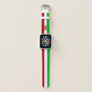 Hungarian flag apple watch band