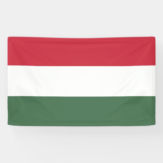 Hungarian Flag Banner (Horizontal)