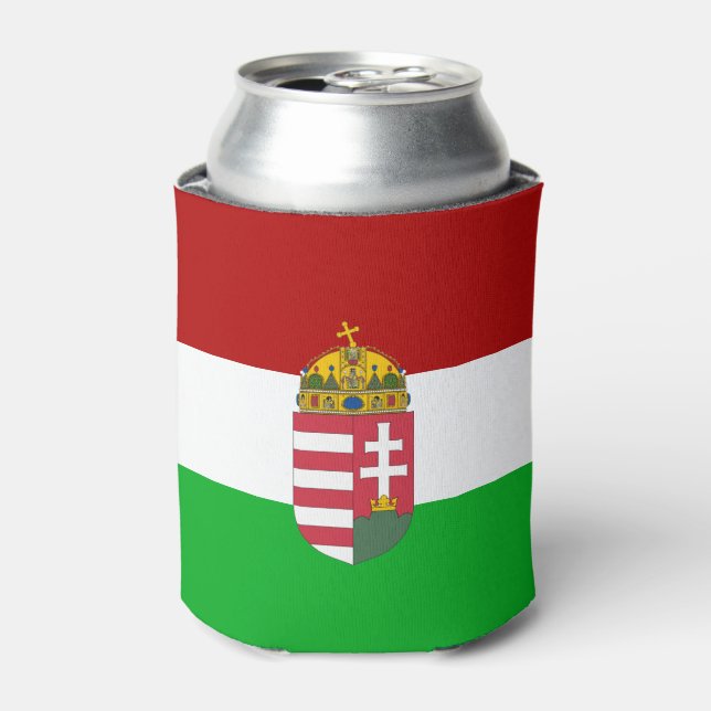 Hungarian flag can cooler (Can Front)