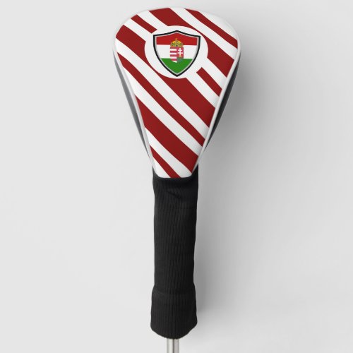Hungarian flag_coat arms golf head cover