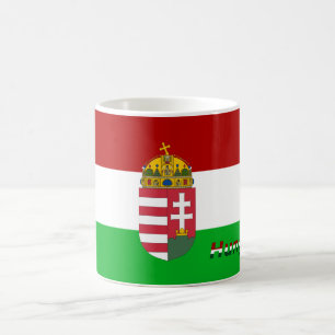 Hungarian flag coffee mug