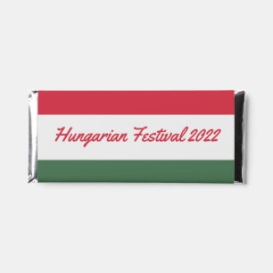 Hungarian Flag Custom Hershey Bar Favors