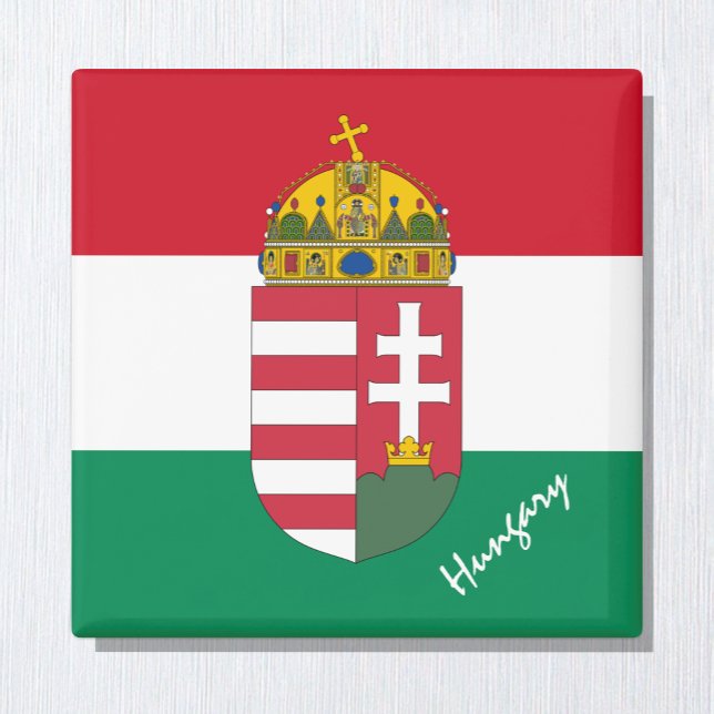 Hungarian flag, Emblem & Hungary holiday /sports Magnet (Creator Uploaded)
