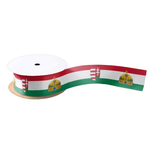 Hungarian Flag Emlem  Hungary sports  Party Satin Ribbon