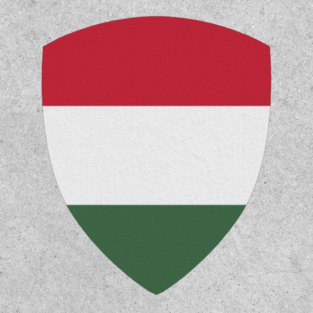 Hungarian Flag, Flag of Hungary Patch (Front)