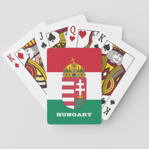 Hungarian Flag Games Hungary Playing Cards
