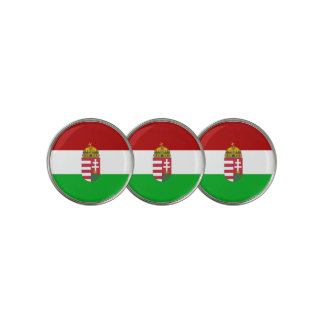 Hungarian flag golf ball marker