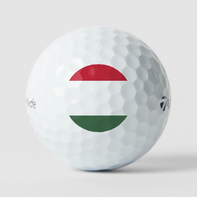 Hungarian flag golf balls (Front)