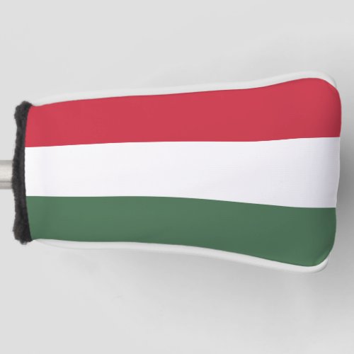 Hungarian flag golf head cover