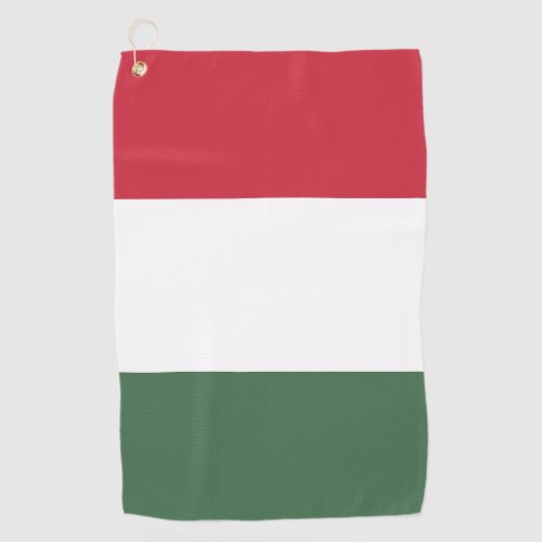 Hungarian flag golf towel