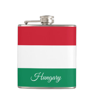Hungarian Flag & holiday Hungary/sports fans Flask