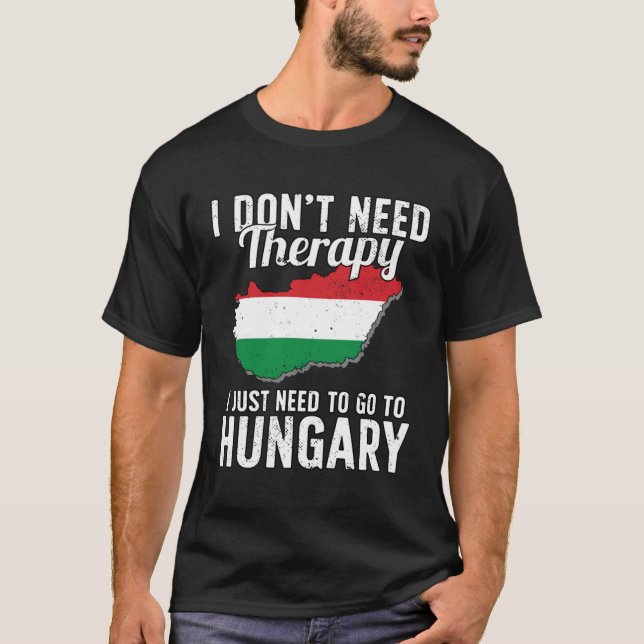 Hungarian Flag I Hungary Flag I Vacation  I Hungar T-Shirt (Front)