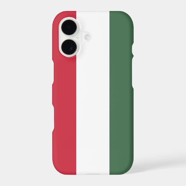 Hungarian Flag Iphone Case (Back)