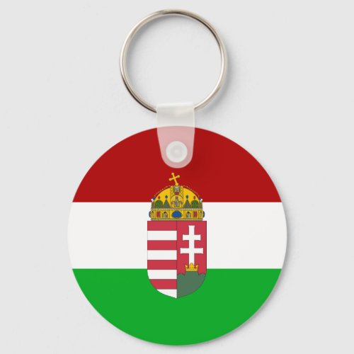 Hungarian flag keychain