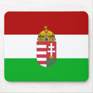 Hungarian flag mouse pad
