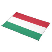 Hungarian Flag on MoJo Placemat (On Table)