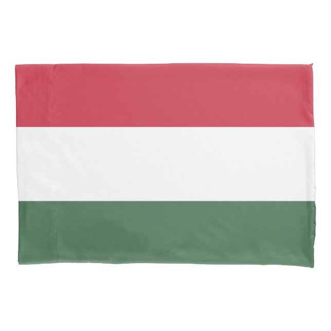 Hungarian Flag Pillow Case (Front)