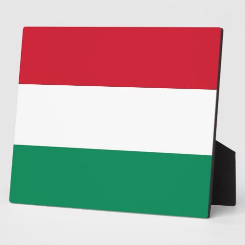 Hungarian Flag Plaque