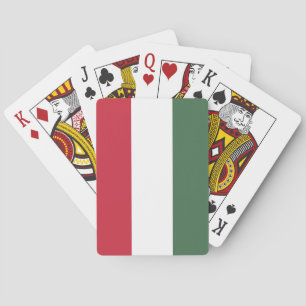 Hungarian Flag Poker Cards