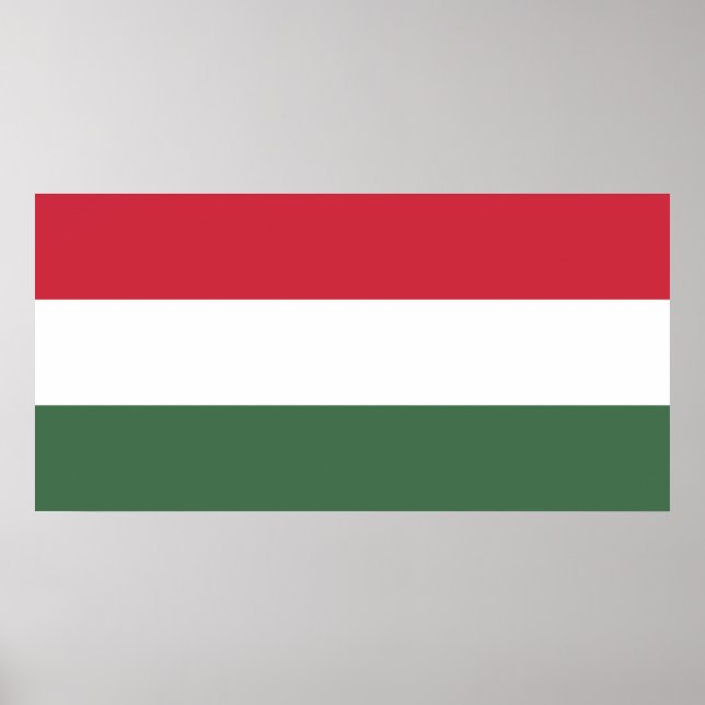 Hungarian Flag Poster (Front)