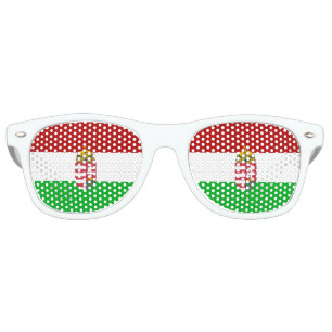 Hungarian flag retro sunglasses