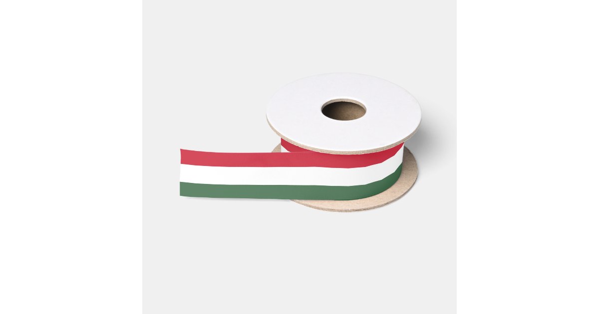 Hungarian flag ribbon | Zazzle
