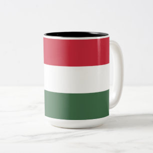 Hungarian Flag Two-Tone Coffee Mug