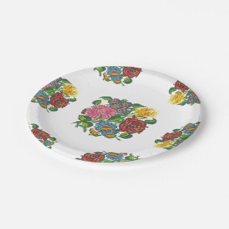 Hungarian Floral - kalocsai motifs