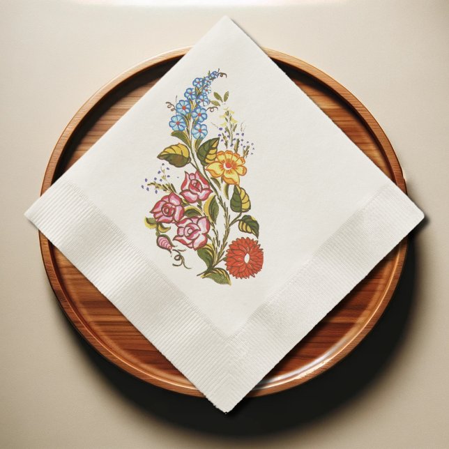 Hungarian Floral -kalocsai  Napkins (Creator Uploaded)