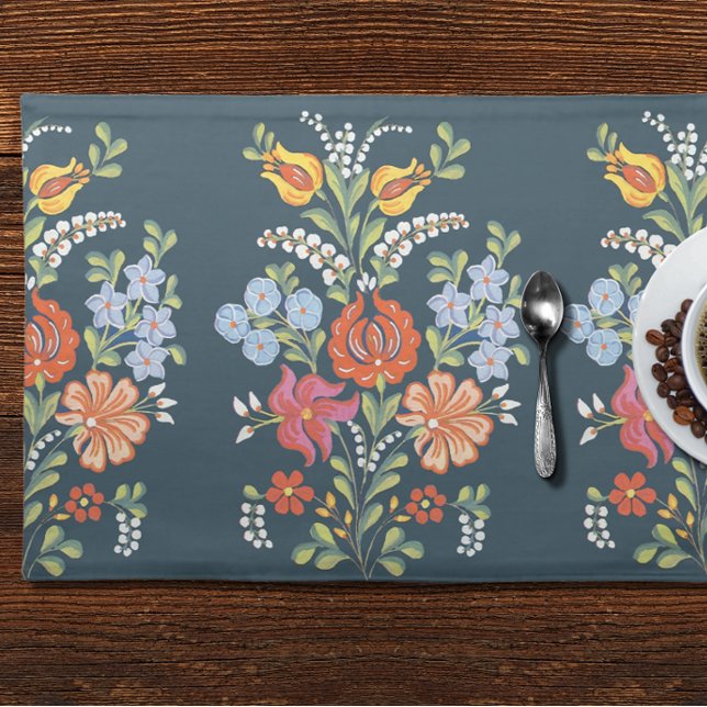 Hungarian Floral Pattern Cloth Placemat (Creator Uploaded)