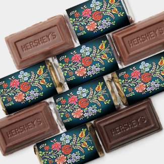 Hungarian Floral Pattern   Hershey's Miniatures