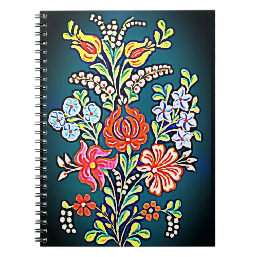 Hungarian Floral Pattern   Notebook