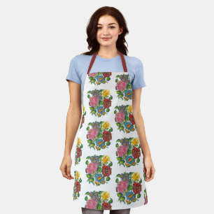 Hungarian flowers apron