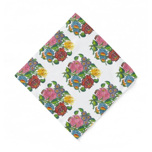 Hungarian flowers  bandana