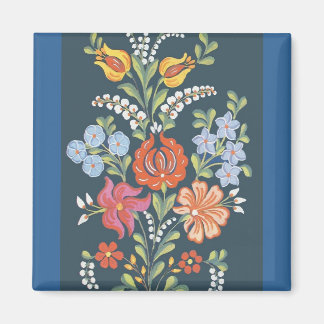Hungarian flowers magnet