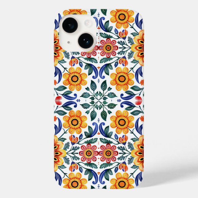 Hungarian Folk Art Case-Mate iPhone Case (Back)