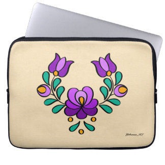 Hungarian Folk Embroidery Pattern, "Matyo" Laptop Sleeve