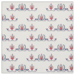 Hungarian Folk Floral Textile Pattern Fabric