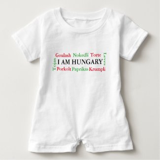 Hungarian Foods Baby Romper