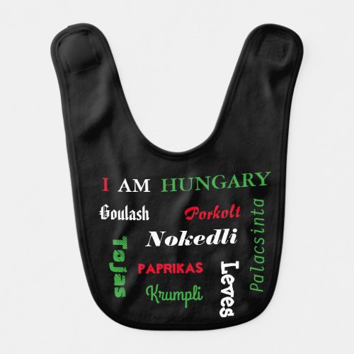 Hungarian Foods Bib