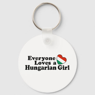 Hungarian Girl Keychain
