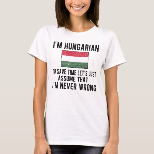 Hungarian Heritage Hungary Roots Hungarian Flag T_Shirt