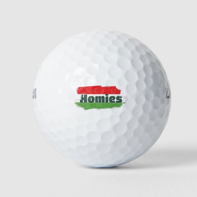 Hungarian Homies  Golf Balls (Front)