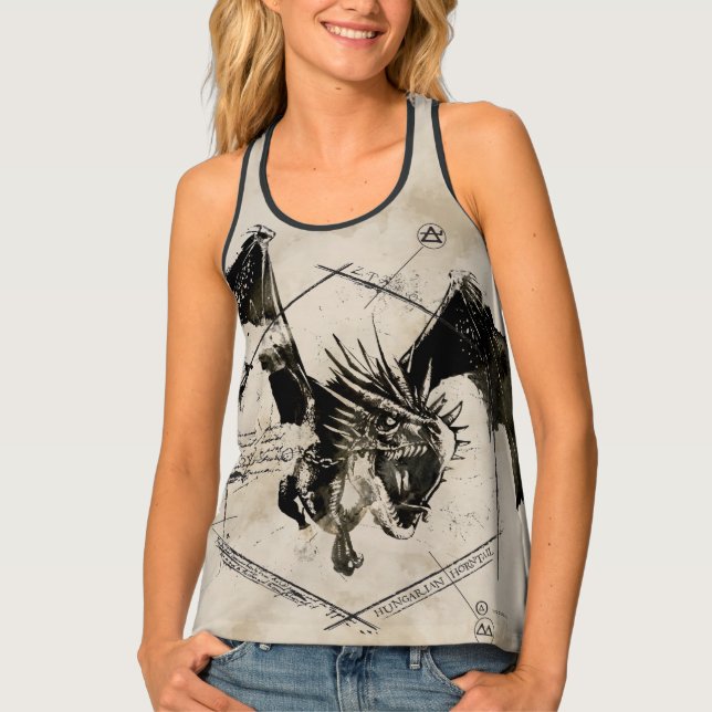 Hungarian Horntail Dragon 2 Tank Top (Front)