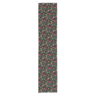 Hungarian Matyo Embroidery Pattern Short Table Runner