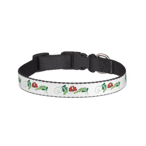 Hungarian matyo traditional folk art pet collar