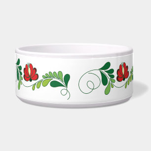 Hungarian matyo traditional folk bowl