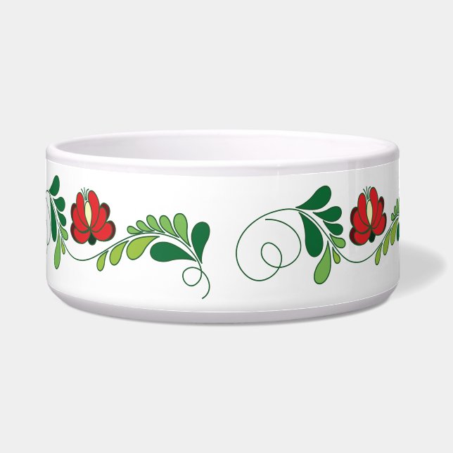 Hungarian matyo traditional folk bowl (Front)