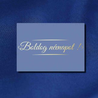 Hungarian Name Day -golden