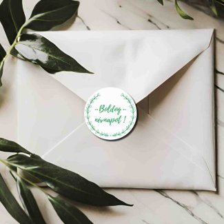 Hungarian Name Day wishes typography